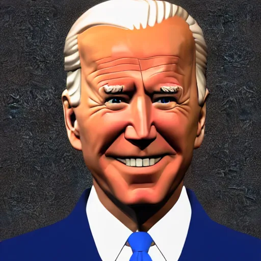 Image similar to 3 d model of joe biden