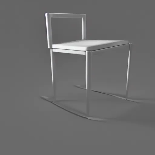 Prompt: 3 d object of chair rendered in isometric in 3 d game, isometric art, centralised, mohamed chahin, blender cycles render, solid colours material, white solid background