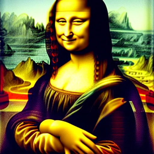 Image similar to portrait of a modern mona lisa