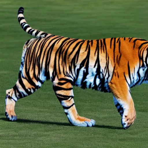 Image similar to photo of tiger dancing