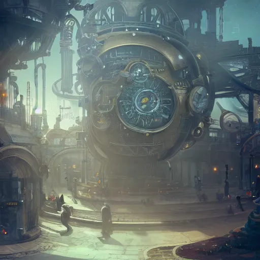 Prompt: steam punk, chrono trigger, vivid light, greg rutkowski, uhd, uhd uhd uhd, 8 k, shallow depth of field, intricate detail, concept art!