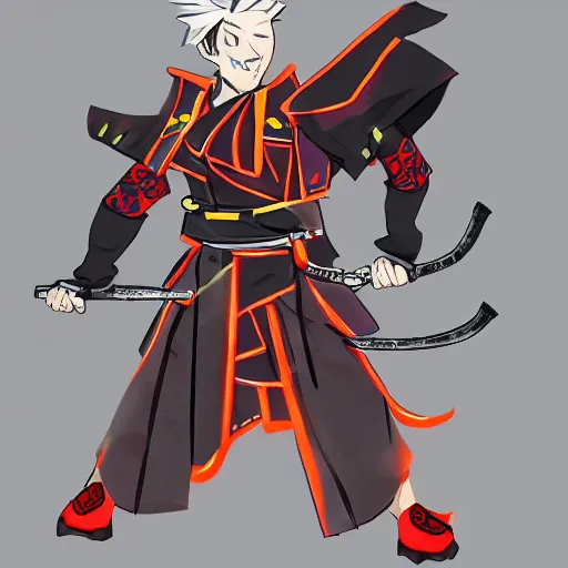 Prompt: new Genshin Impact character concept art
