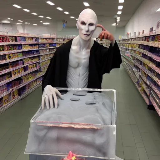 Image similar to lord Voldemort at party city