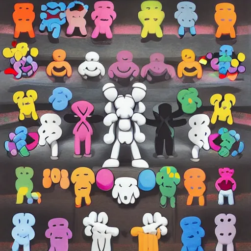 Image similar to kaws artwork