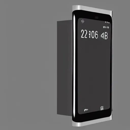 Image similar to a smartphone with 7 8 cameras, concept 3 d render