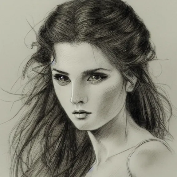 Image similar to a highly detailed portrait in the style of charles dana gibson and in the style of luis royo.