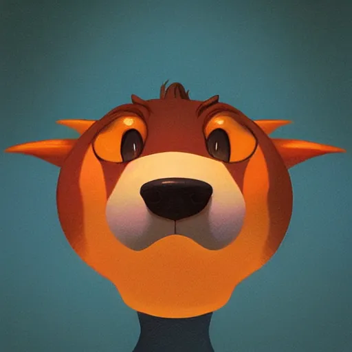 Image similar to face icon stylized minimalist catdog, loftis, cory behance hd by jesper ejsing, by rhads, makoto shinkai and lois van baarle, ilya kuvshinov, rossdraws global illumination