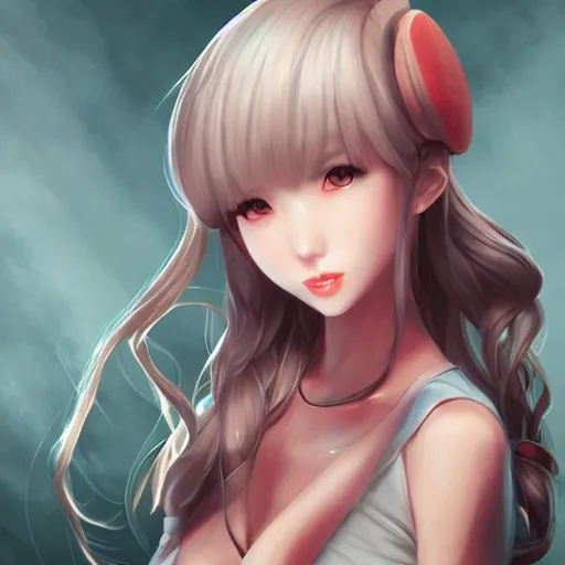 Image similar to Yuli Ban, trending on Pixiv, drawn by Artgerm