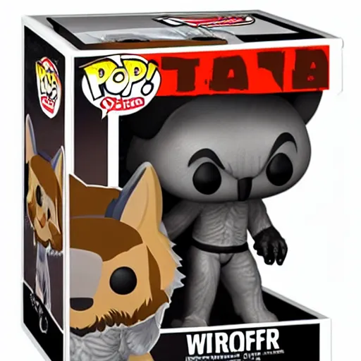 Prompt: werewolf funko pop