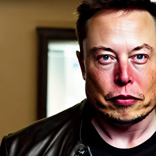 Prompt: Elon Musk in Sons of anarchy very detail4K quality super realistic