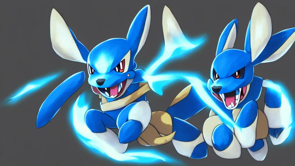 Mega Lucario Shiny  Pokemon art, Pokemon, Painting