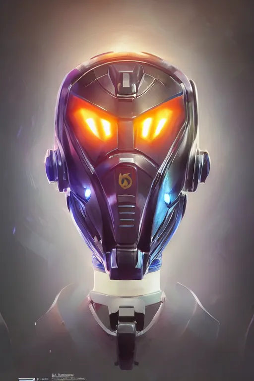 Image similar to epic mask helmet robot ninja portrait stylized as fornite style game design fanart by concept artist gervasio canda, behance hd by jesper ejsing, by rhads, makoto shinkai and lois van baarle, ilya kuvshinov, rossdraws global illumination radiating a glowing aura global illumination ray tracing hdr render in unreal engine 5