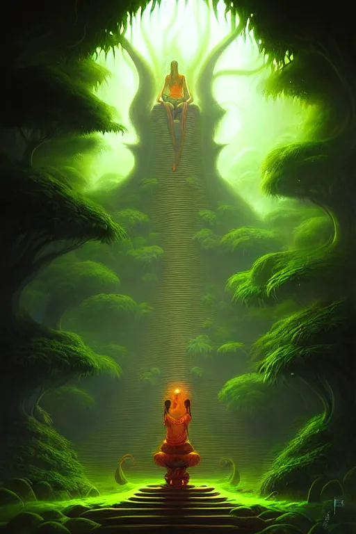 Image similar to The Ayahuasca Spirit, by Andreas Rocha