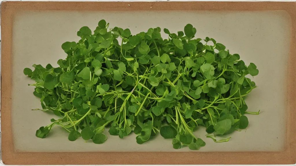 Prompt: ambrotype astringent lightning bolt watercress