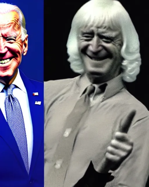 Image similar to joe biden as jimmy savile