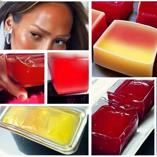 Prompt: jell - o made of j - lo