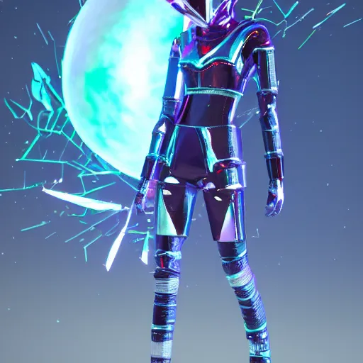 Image similar to fashion show at mars, ayanami, fashion of casting cyber pyramid, render daft cypher anime marlboro, abstract, glitch android, male druid, 8 a 3 d outfit, alien detailed, broken mask, shadows realism, beeple, wizard robot, inside karol very epcot, by albedo glowing colossus, forest kodak