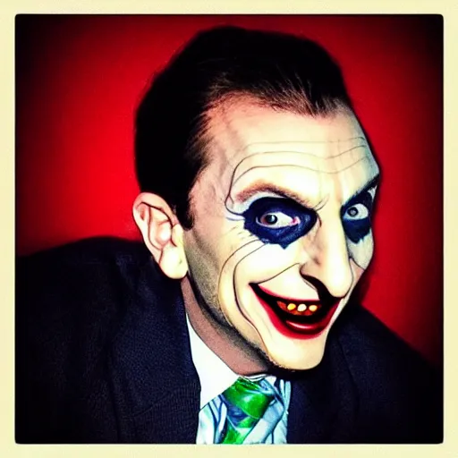 Image similar to “tim robinson as the joker.”