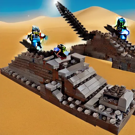 Image similar to lego set of the movie dune