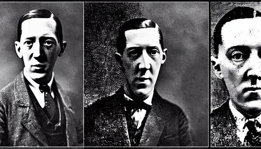 Image similar to the two complementary forces that make up all aspects and phenomena of life, by H.P. Lovecraft