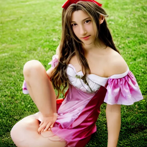 Prompt: aerith gainsborough