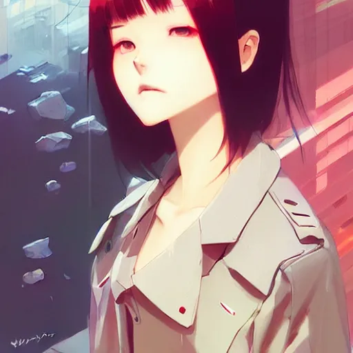 Image similar to what is the cause of the end of our reality? by wlop, ilya kuvshinov, artgerm, krenz cushart, greg rutkowski, hiroaki samura, range murata, james jean, katsuhiro otomo, erik jones