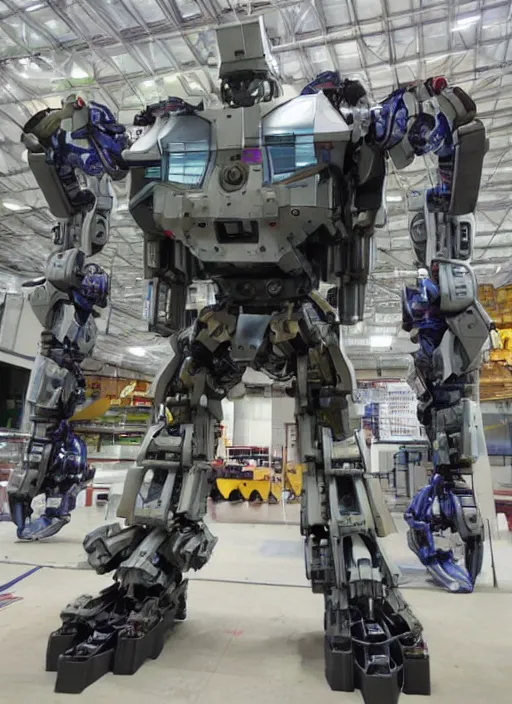 Image similar to scientifically accurate giant robot, mechanical engineering to support its weight