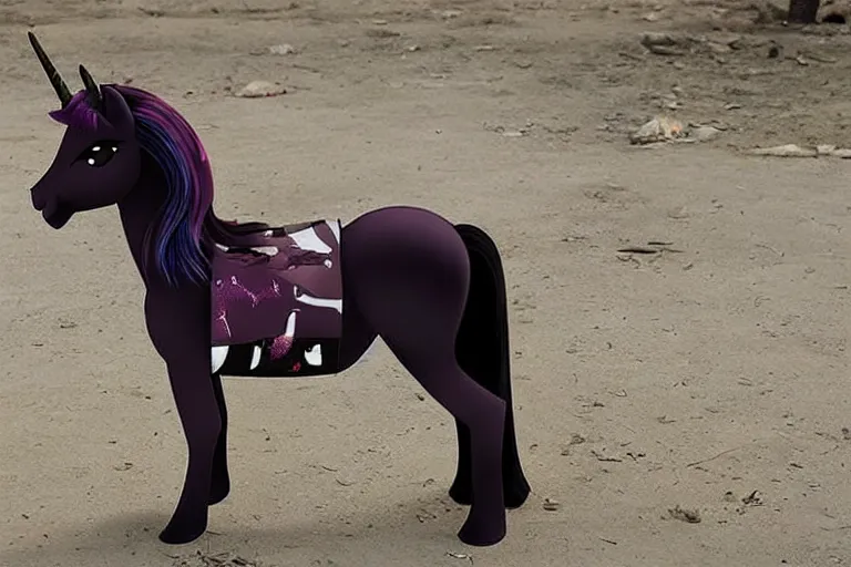 Prompt: my little pony in the taliban