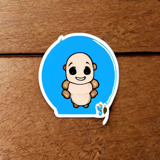 Image similar to cute sticker of baba is you videogame