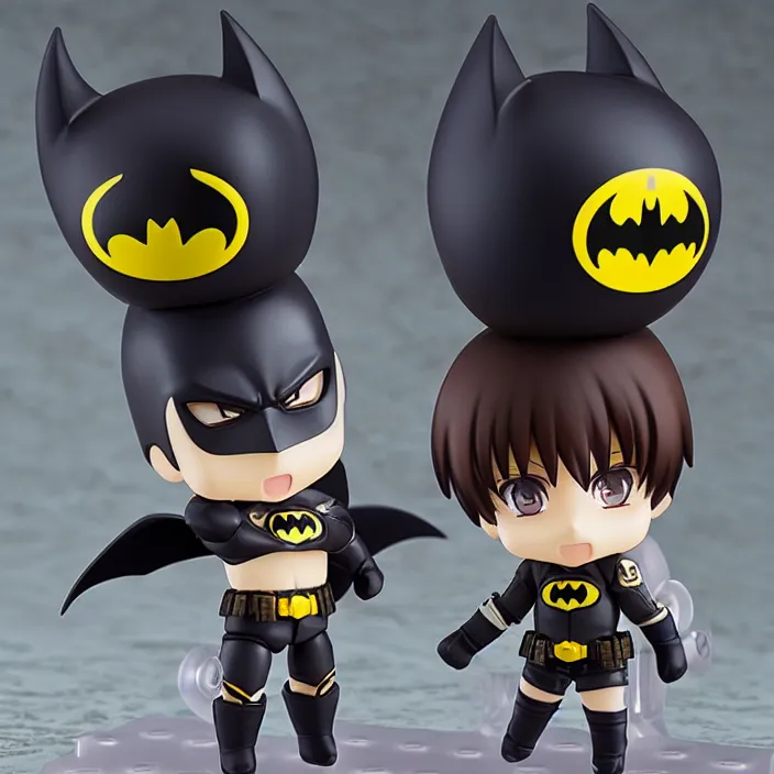 Image similar to An anime Nendoroid of Batman, figurine, detailed product photo