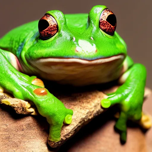Image similar to baskov frog, 4 k, short legs, shrek