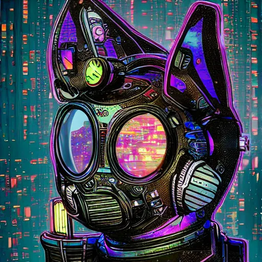 Prompt: space bunny cyberpunk photorealism