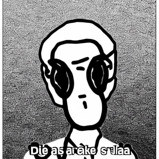 Prompt: dumb wojak meme