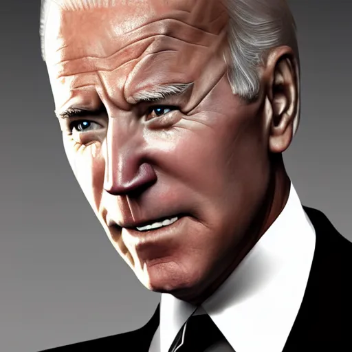 Image similar to joe biden as james bond, hyper realistic, amazing detail digital art, cgsociety, artstation