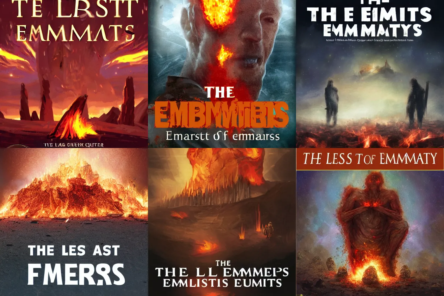 Prompt: the last embers of humanity