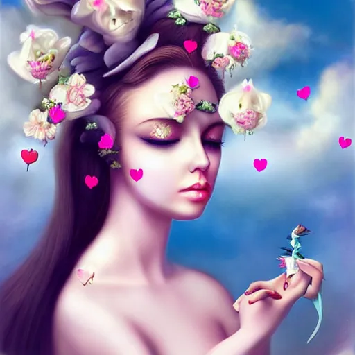 Prompt: love is in the air by Natalie Shau, masterpiece