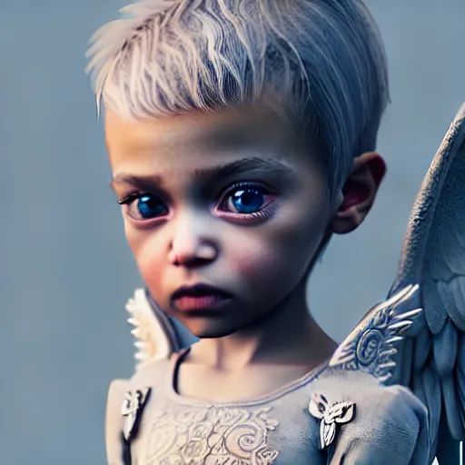 Prompt: photo of cute angel, ultra realistic, concept art, intricate details, highly detailed, photorealistic, octane render, 8 k, unreal engine,