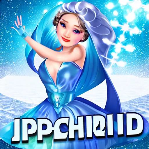 Prompt: Applibot - Ice Princess Adv