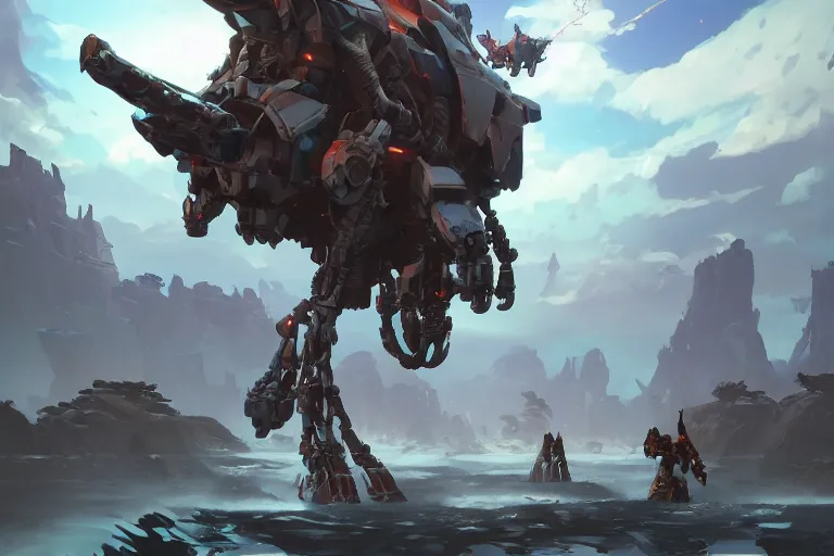 Image similar to stormbird machine mecha animal beast robot of horizon forbidden west horizon zero dawn bioluminiscence, behance hd by jesper ejsing, by rhads, makoto shinkai and lois van baarle, ilya kuvshinov, rossdraws global illumination