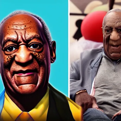 Prompt: bill cosby as a fortnite character