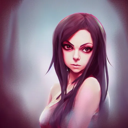 Prompt: mila kunis as an anime character, by charlie bowater, loish, artgerm, krenz cushart, wlop, trending on artstation