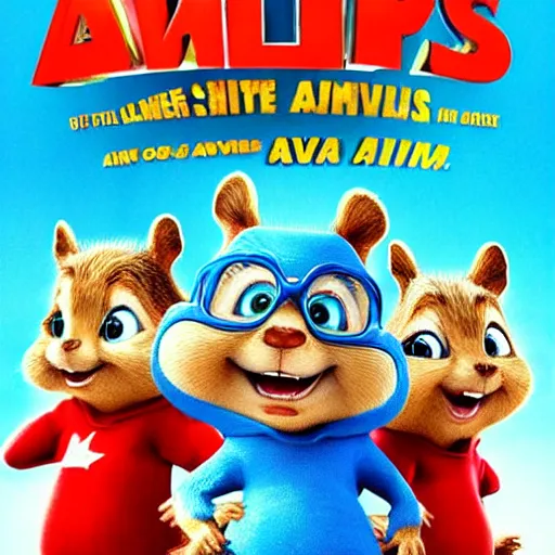 Prompt: Alvin and the Chipmunks is a horror film