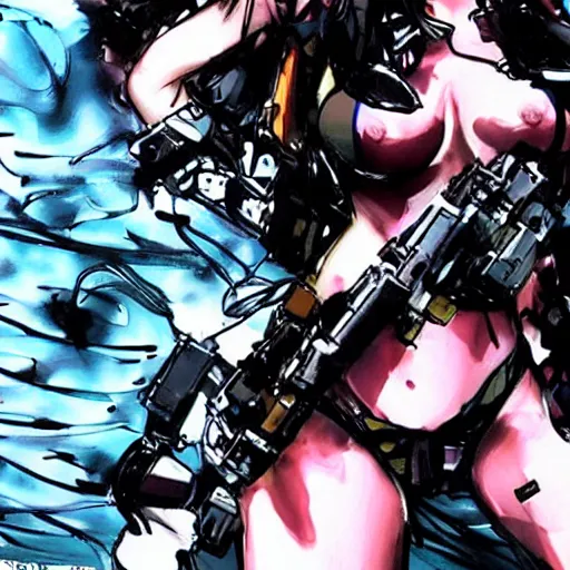 Image similar to 🌪 💓 🐇 girl, yoji shinkawa