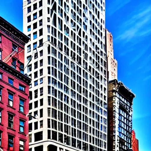 Image similar to the coolest building in new york, architecture