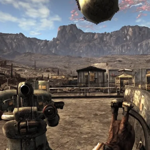 fallout new vegas remake hd 4 k 6 0 fps volumetric, Stable Diffusion