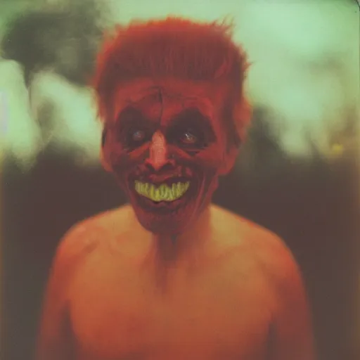 Image similar to a jocular demon, 1 6 mm film, autochrome