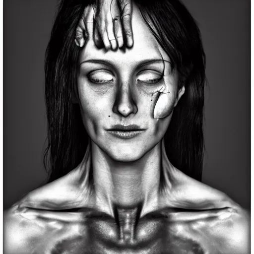 body horror, photoreal, greyscale, photography | Stable Diffusion | OpenArt