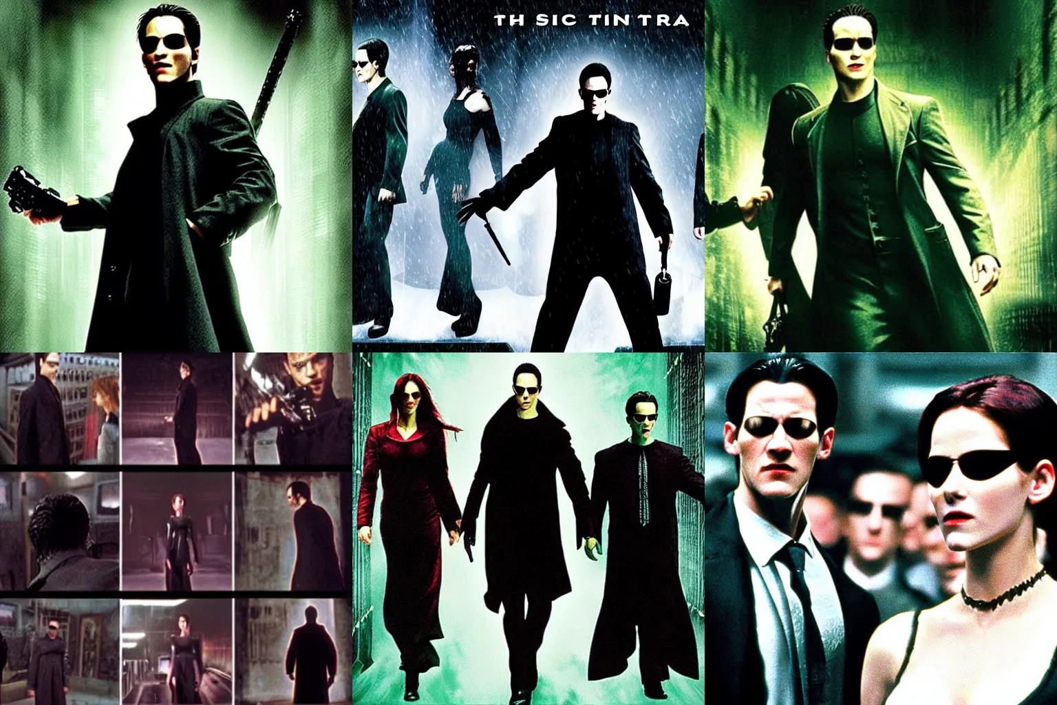 Prompt: the film The Matrix in the style of Titanic