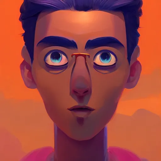 Prompt: face icon stylized minimalist seu madruga, ramon esteban gomez valdes y castillo loftis, cory behance hd by jesper ejsing, by rhads, makoto shinkai and lois van baarle, ilya kuvshinov, rossdraws global illumination