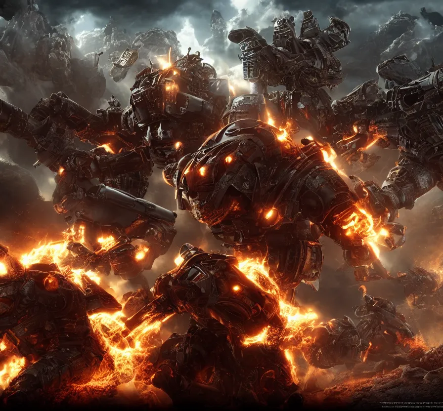 Image similar to exterminatus on earth, hd, hdr, ue 5, ue 6, unreal engine 5, cinematic 4 k wallpaper, 8 k, ultra detailed, by popular digital, beautiful image ever created